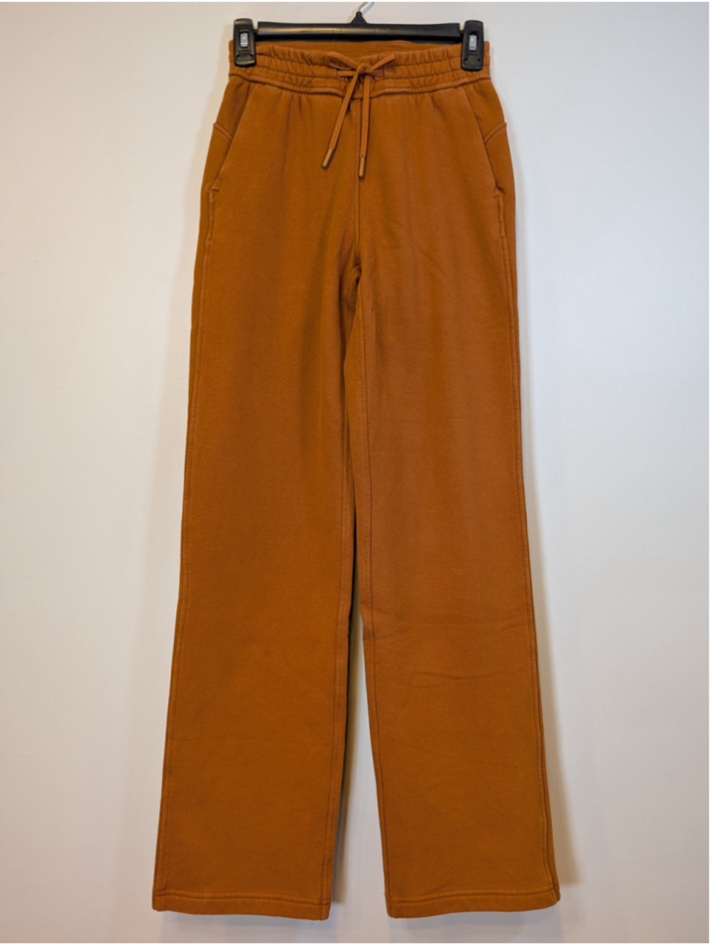 Lululemon Butternut Brown Loungeful Straight Leg Sweatpants Fleece Pants 0